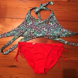 Athleta wrap bikini